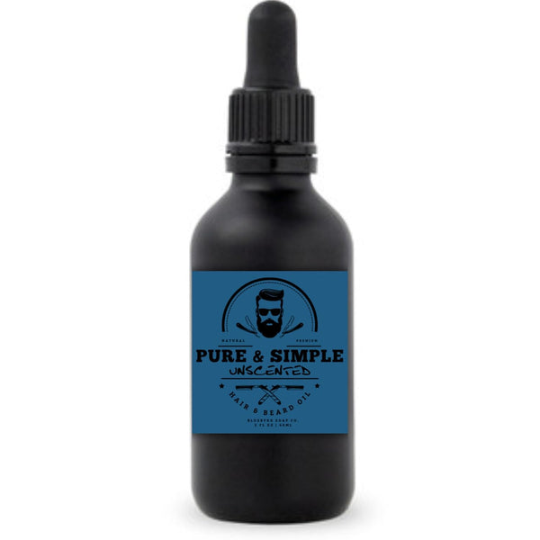 Bluebyrd Black Ops Oud Beard Oil for Men - Hydrates and Moisturizes for Beard Growth - Treats Dry Itchy Beards Large 2 Oz - Natural Formula Argan