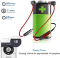 NANAMI Bluetooth Headphones Wireless Earbuds - Sports Magnetic Neckband Wireless Headsets, Hifi Stereo Deep Bass Updated Bluetooth 5.3 Earphones