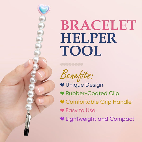 Mission Gallery Bracelet Helper Tool - Fastener Helper Tool for Bracelet, Necklace, Jewelry, Watch - Clip, Clasp Helper - Easy to Put on Yourself,