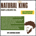 SFC Natural King Pro-Growth Hair & Beard Oil with Jamaican Black Castor Oil 7.1 Oz.