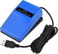 iKKEGOL Upgraded 2023 Digital Optical USB Foot Pedal, USB Single Foot Switch Game Control, One Key Programmable Footswitch Mouse Keyboard for