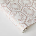 Tempaper Metallic Autumn Bronze Hello Sunshine Removable Peel and Stick Wallpaper, 20.5 in X 16.5 Ft, Made in the USA