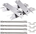 Grill Replacement Parts for Brinkman Brinkmann 810-2410-S 810-2411-S, Stainless Steel Burner Tubes, Heat Plate Shields and Carryover Crossover