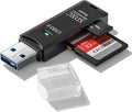 USB3.0 Micro SD Card Reader, 5Gbps 2-In-1 SD Card Reader to USB Adapter, Wansurs Memory Card Reader for SDXC, SDHC, MMC, RS-MMC, Micro SDXC, Micro