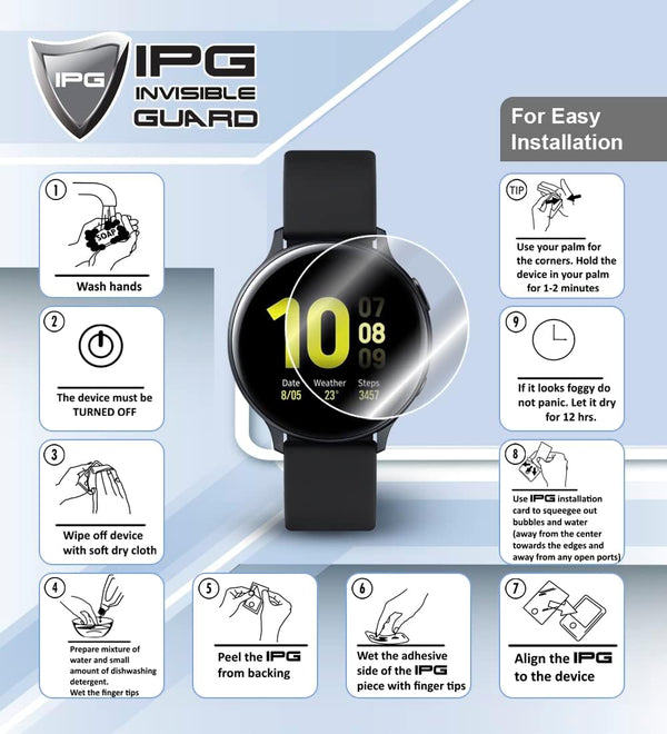 IPG for SUUNTO Vertical: Adventure GPS Watch Hydrogel Screen Protector (2 Units) Invisible HD Clear Film anti Scratch