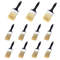 Paint Brushes,11 Pcs Flat Brush-Paint Brush for All Latex and Oil Paints Stains,Home Improvement,Interior Exterior Use Paint Brush,Professional