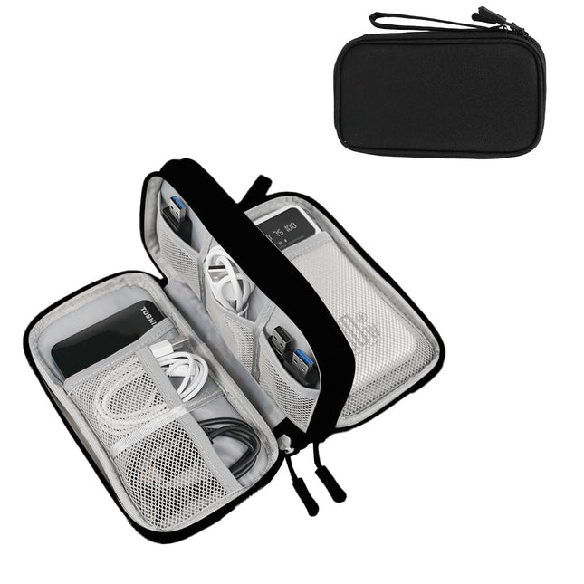 NIMOSA Portable Cable Organizer Travel Cable Organizer Pouch Electronic Accessories Carry Case Waterproof Power Protecti