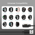 [2-Pack] 3.3FT Smart Watch Charger Magnetic USB Charging Cable for Letsfit Willful YAMAY SW023 ID205L SW021 ID205U ID205S SW025 Uwatch 3S
