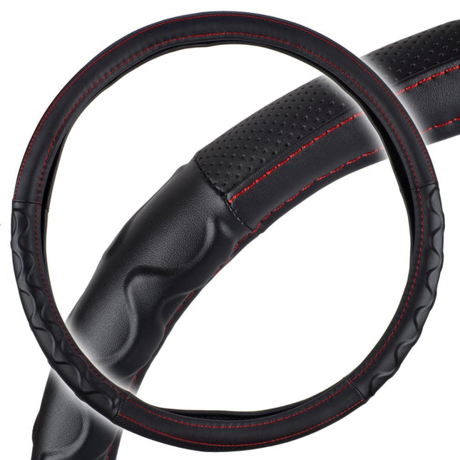 Motor Trend 18" Inch Steering Wheel Cover for Big Rigs Trucks Semis Truckers Rvs 18-Wheelers Freight Carrier Tow Trucks 