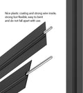 400 Pcs Twist Ties for Bags 5" Cable Ties Bag Twist Ties for Cord Twist Bread Ties Reusable Black Plastic Coated Ties Heavy Duty Bread Ties Twist