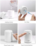 Colorful Cool Mini Humidifier, Essential Oil Diffuser, Aroma Essential USB Personal Desktop Humidifier for Car, Office Room, Bedroom Etc,2