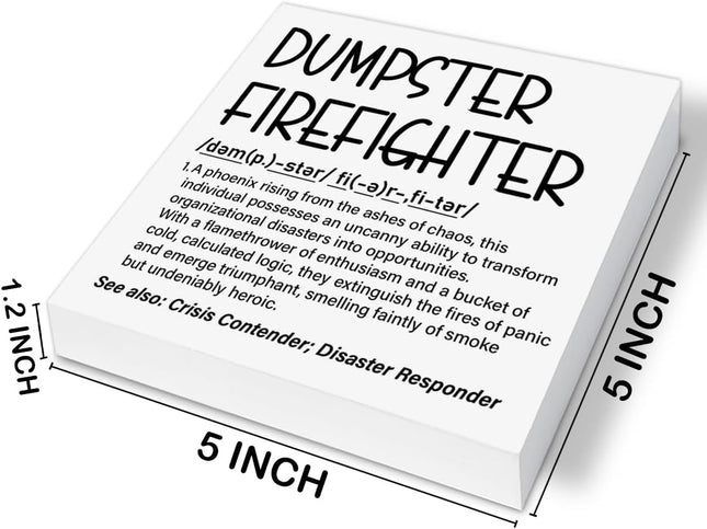 Funny Office Wooden Sign Dumpster Fire Desk Accessories This Little Light of Mine I'M Gonna Let It Shine Wood Block Box 