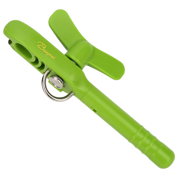Home Kitchen Restaurant Safety Bottle Jar Wine Manual Can Opener&Bangrui Professional 4-in-1 Can Opener keeps smooth edges. With a corkscrew