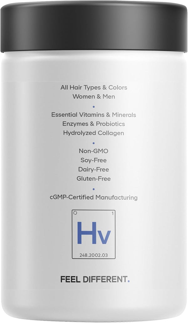Codeage Hair Vitamins 10000 Mcg Biotin, Keratin, Collagen, Vitamin A, B12, C, D3, E, Zinc, Turmeric, Probiotics, Enzymes, Inositol - Hair Care