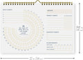 Habit Tracker Calendar â 12-Month Productivity & Goal Planner, Daily & Weekly Habit Journal for Self-Care, Fitness, & Wellness, Desk Planner for