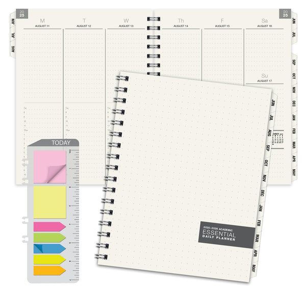 Global Printed Products Essential 7"X9" Monthly & Weekly 2025-2026 Planner - (7" X 9" - June 2025 through July 2026)