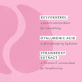 Patchology Serve Chilled RosÃ© Hydrating under Eye Patches â Hyaluronic Acid & Antioxidant-Infused Eye Masks to Reduce Dark Circles, Puffiness &