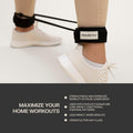 Pvolve Ankle Workout Bands- Home Gym Fitness Equipment to Exercise the Lower Body and Sculpt & Tone Legs, Glutes, and Core