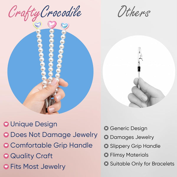 Mission Gallery Bracelet Helper Tool - Fastener Helper Tool for Bracelet, Necklace, Jewelry, Watch - Clip, Clasp Helper - Easy to Put on Yourself,