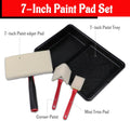 Corner Wall and Ceiling Pad Painter, 7-Inch Paint Pad with Paint Tray Set. Paint Tool for Wall Painting, Wood Decks, Sheds and Fences.Paint Edge