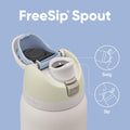 Owala Freesip Insulated Stainless Steel Water Bottle with Straw for Sports, Travel, and School Bpa-Free Sports Water Bottle, 32 Oz, Iced Breeze