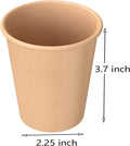 WANBAO 100 Pack 8 Oz Disposable Paper Cups Coffee Cups for Coffee Beverages and Cold Drinks, Suitable for Home-Use, Office, Restaurant and Events