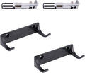 Lightsaber Hilt Wall Mount Holder Light Saber Hilt Display Rack Hook Stand, Compatible for Any Lightsaber Hilt, Black Pack of 2