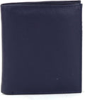 Li RFID Blocking Wallet for Men - Genuine Leather Wallet with 13 cards, 2 inner, 2 plastic inserts slots, 1 ID Window, 2 Small Coin & 2 cash