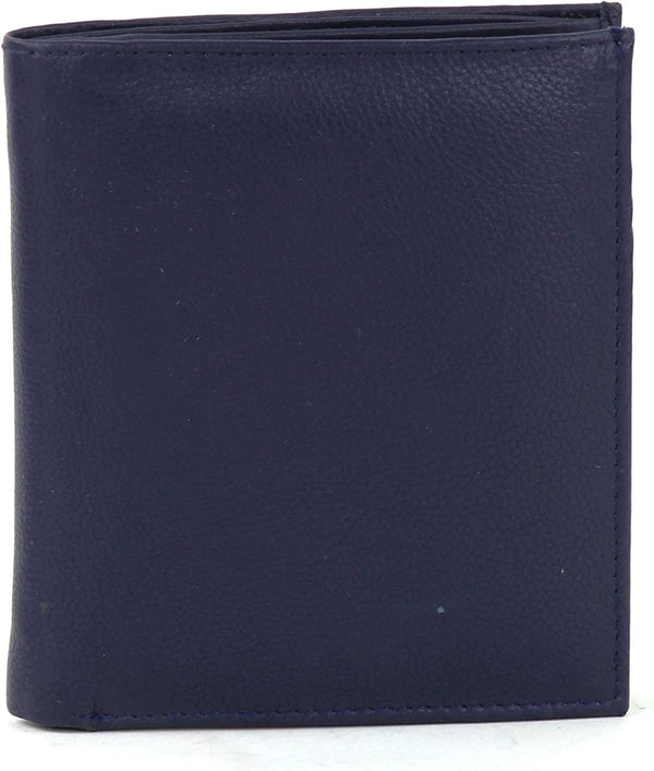 Li RFID Blocking Wallet for Men - Genuine Leather Wallet with 13 cards, 2 inner, 2 plastic inserts slots, 1 ID Window, 2 Small Coin & 2 cash