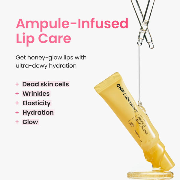 CNP Propolis Jelly Tinted Lipcerin™ - 05 Grapefruit Candy, Hydrating Lip Balm & Gloss with Manuka Honey + Hyaluronic Acid, Stocking Stuffers,
