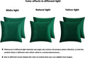 Rainroad Velvet Decorative Throw Pillow Covers Cushion Cover Pillow Case for Sofa Couch Bed Chair,Soft Square Dark Green Throw Pillows 18X18