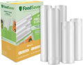 Foodsaver Custom Length Vacuum Sealer Bags Multipack, 5 Count Rolls for Airtight Food Storage and Sous Vide - Compatible with Foodsaver, 8 (2
