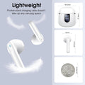 Wireless Earbuds, Bluetooth 5.4 Headphones in Ear Buds, Hifi Stereo Wireless Earphones with 4 ENC Noise Cancelling Mics, 40H Headphones with IP7