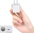 Iphone Charger Block, Plug in Phone Charger, Sicodo 4Pack Single Port USB Wall Charge Fast Charging Adapter Cube Box for Iphone 16 15 14 13