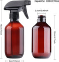 Teyssor Spray Bottles Water Spray Bottle - BPA Free - 10 oz/300 ml Plastic Refillable Containers Fine Mist Small Spray Bottle with Adjustable