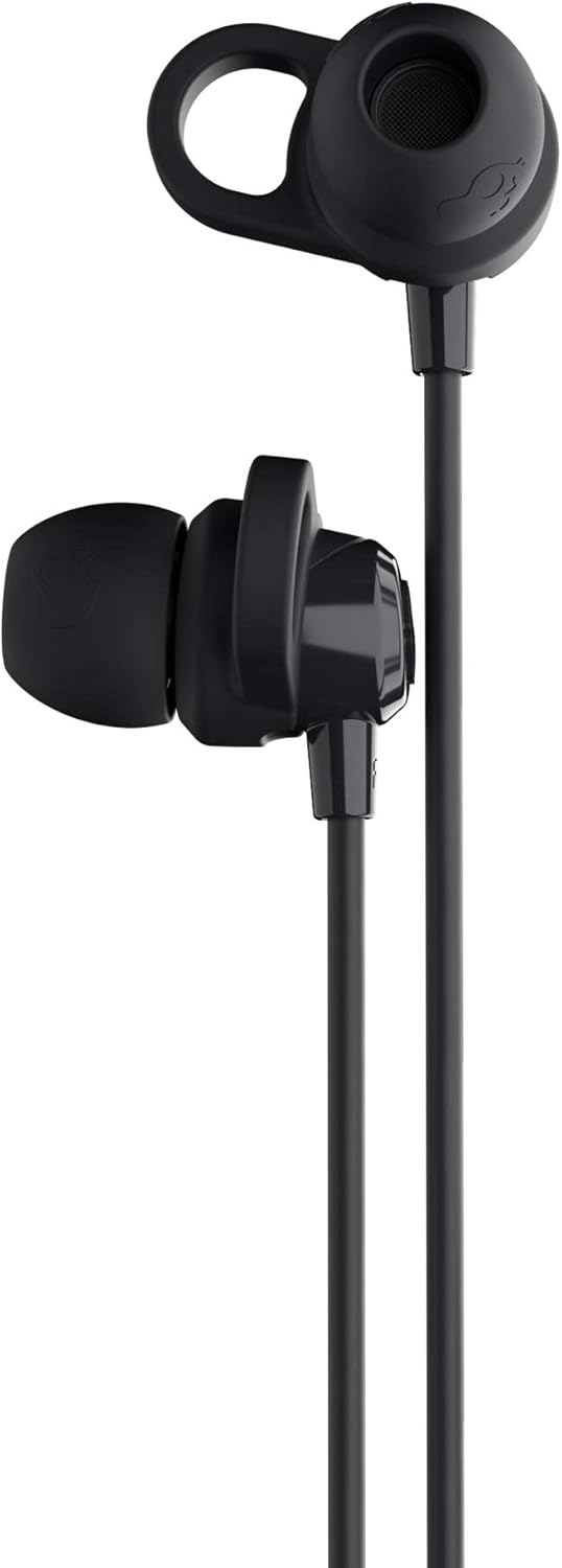 Skullcandy Jib+ In-Ear Wireless Earbuds, 6 Hr Battery, Microphone, Works with Iphone Android and Bluetooth Devices - Bla