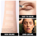 Kaely Powder Eyeshadow Quad, Vanilla Nude Beige Matte Shimmer Eyeshadow Palette Makeup, Neutral Eye Shadow Palette for Older Women Pigmented