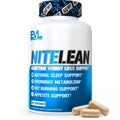 Evlution Nutrition Night Time Fat Burner Support - Overnight Sleep and Weight Loss Support Pills with Thermogenic Green Tea and White Kidney Bean