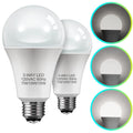 3 Way Light Bulbs, LOHAS 3 Way LED Light Bulbs 50 100 150W Equivalent, Daylight White 5000K, Three Way A19 Light Bulbs, E26 Base LED Bulbs for