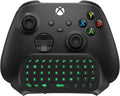 Timovo Green Backlight Keyboard for Xbox One, Xbox Series X/S,Wireless Chatpad Message Keypad with Headset & Audio Jack,Mini Game Keyboard Fit