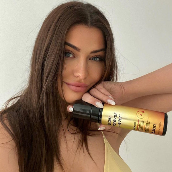 B.Tan Dark Self Tanner Kit | Get Tanned Bundle - Best Mousse W/Tanning Mitt Applicator, 1 Hour Express Sunless Foam, Fast Bronzing Glow, No Fake
