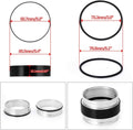 3 Inch Aluminum Quick Release V Band Clamp with Flange Intake Intercooler Pipe Clamp Throttle Union Sleeve
