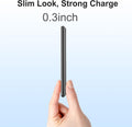 Magnetic Portable Charger 5000mAh with 15W Wireless & 20W PD Fast Charging,Ultra-Slim Travel-Ready Design,LED Display & Premium Metal