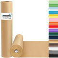 Vanhench Brown Wrapping Paper, Craft Kraft Paper 17.5"X 1200"(100') for Gift Wrapping Bulletin Board Arts & Crafts, Bouquet Flower Table Covering