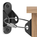 Furniture Anchors (10 Packs) anti Tip Furniture Anchors for Baby Proofing, Furniture Wall Anchor Earthquake Straps for Furniture Dresser Wall