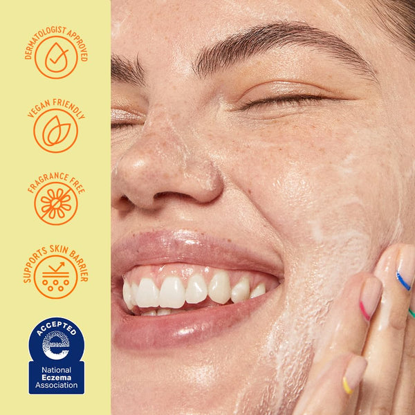 BYOMA Creamy Jelly Cleanser - Hydrating Facial Cleanser for Skin Barrier Repair -Tri-Ceramide Face Wash for Sensitive Skin & All Skin Types -