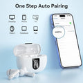 Wireless Earbuds, Bluetooth 5.3 Headphones 40Hrs Playtime Deep Bass Stereo In-Ear Earbud, LED Power Display, Call Noise Canceling Headphones with