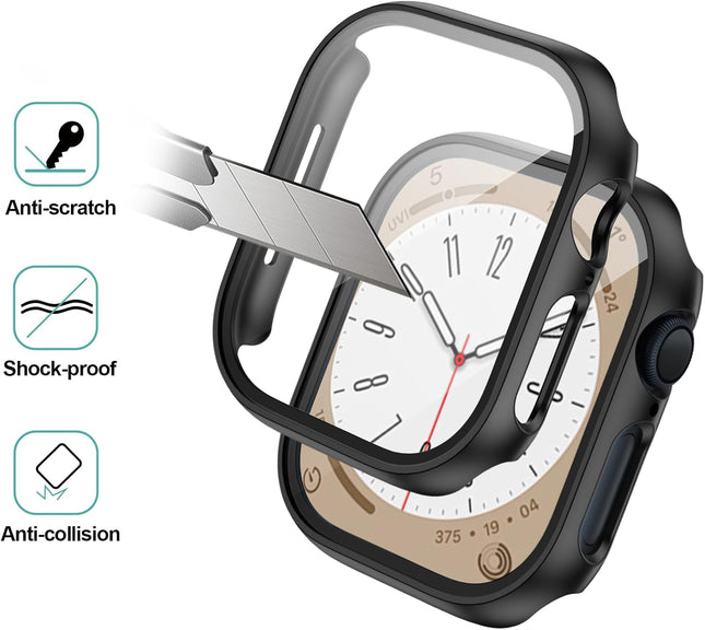 COMMUTER [16 Pack] for Apple Watch Series 10 42Mm Screen Protector, (2024 New) Hard PC Ultra-Thin Protective Face Cover 