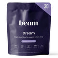 Beam Dream Sleep Powder, Natural Sleep Aid and Magnesium Hot Cocoa Drink for Adults, Calming Sleep Supplement with Apigenin, Nighttime Sleep Drink