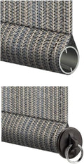 Sun Shade Parts Bungee Kit and End Cap,Weather Resistance,For Coolaroo Exterior Roller Shade,Outdoor Blinds,Roller Shades (Bungee Kit-2 Sets, Brown)